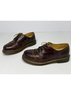 Dr Martens 1461 Size 10M/11W Brown Slip Resistant Leather Oxford Shoes P99